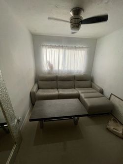 Reclining Leather Couch