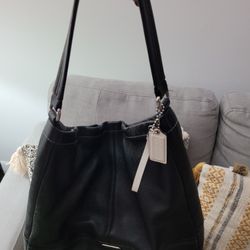 Leather Coach Purse With Matching Wallet