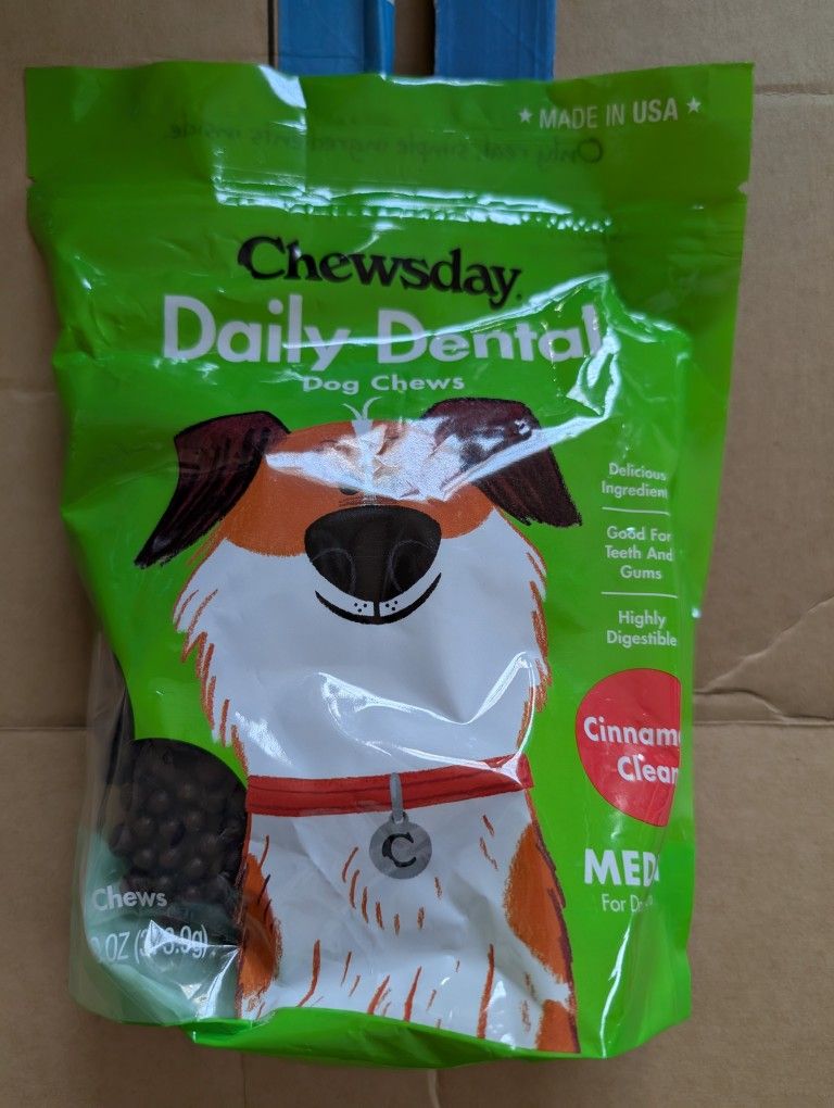 Chewsday Daily Dental Dog Chews