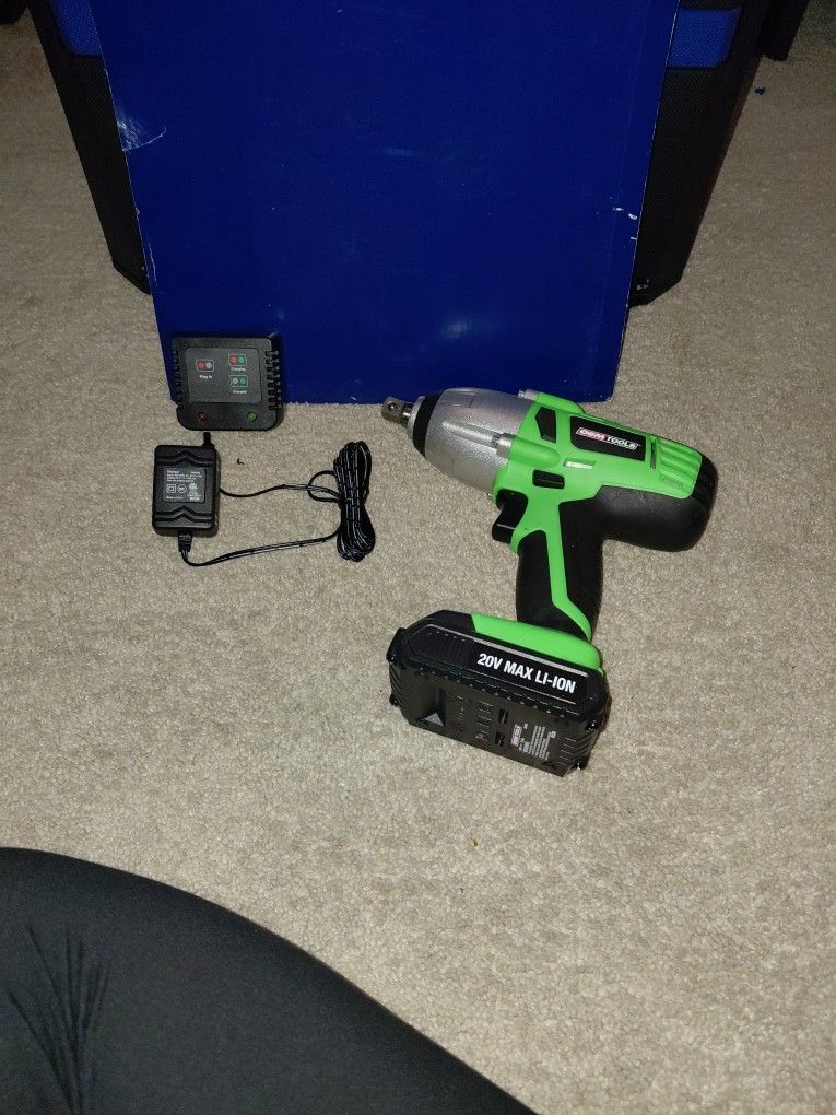 OEMTOOLS 1/2in Drive 20 Volt Lithium Ion Cordless Impact Wrench