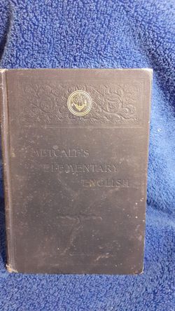 Elementary English By Robert C. Metcalf & Orville T. Bright First Edition 1895