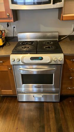 Free KitchenAid gas range oven