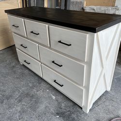 New 7 Drawer Dresser With Extra Deep Drawers In Our OFF WHITE Color 