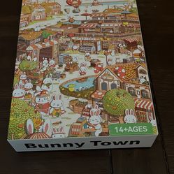Bunny Town 1,000 piece jigsaw puzzle 