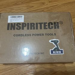 Inspiritech 20V Cordless Brushless Power Drill Set