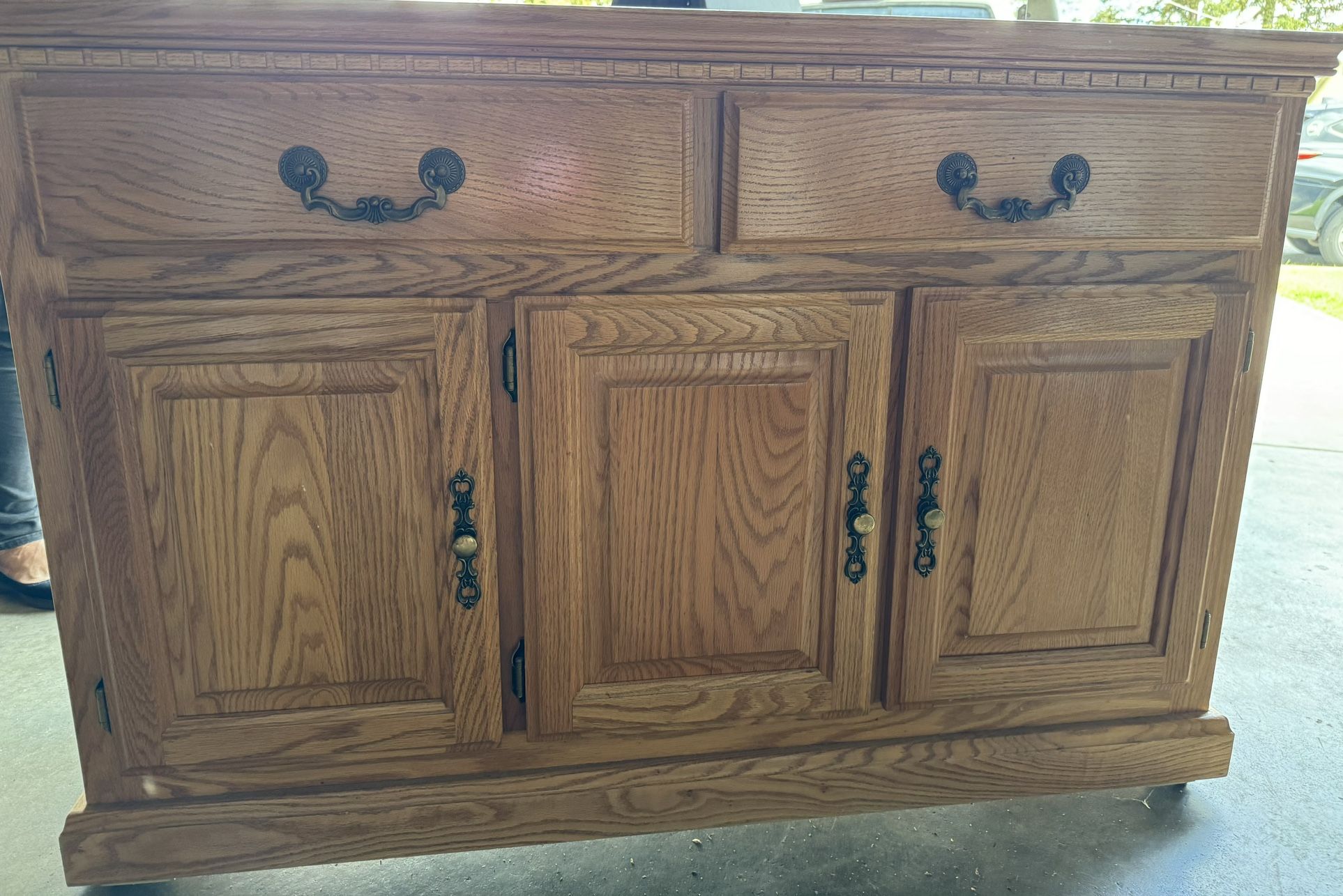 Wood Kitchen Dresser. 