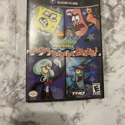 GameCube Spongebob Squarepants Lights Camera Action
