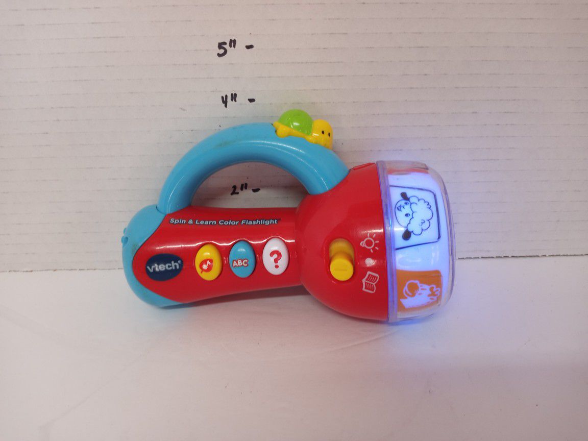 Vtech spin and learn color flashlight