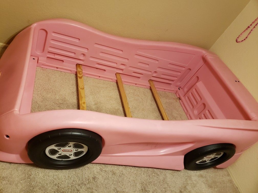 Pink car bed little tikes cheap