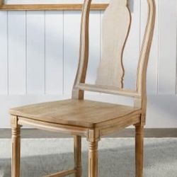 Pottery Barn French Country Solid Wood Dining Chairs – Set of 4 – Swedish Gustavian Style