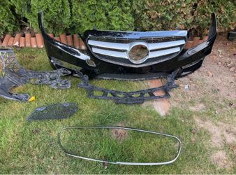 Mercedes-Benz Front Bumper with Grille and Parts