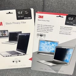 3M Black Privacy Filter 12.5”  X1