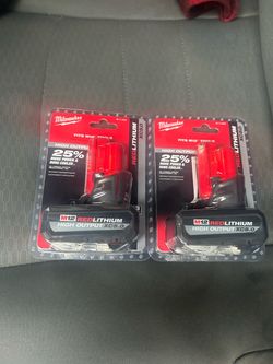 Milwaukee M12 batteries