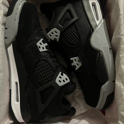 Jordan 4 Retro Black Canvas GS 5Y