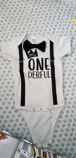 Mr onederful onesie