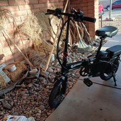 Ebike Full Suspension 48v 16AH battery 28mph 22-35 mi/charge Tubless Tires Moto Brakes Alarm W/remote