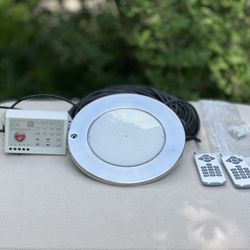 54W 10” Multicolor LED Pool Light – 100FT 