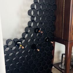 Modern Modular Wine Wall Organic Shaped