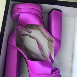 Inc Hot Pink Platform Heels 