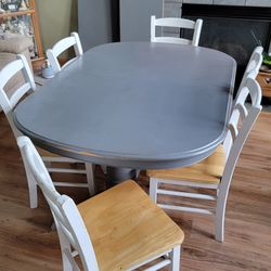 Dinning room table and chairs,