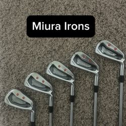 Miura Irons (9-5 Iron) Genesis 9005g