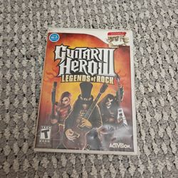 Guitar Hero 3 Legends Of Rock Wii Game