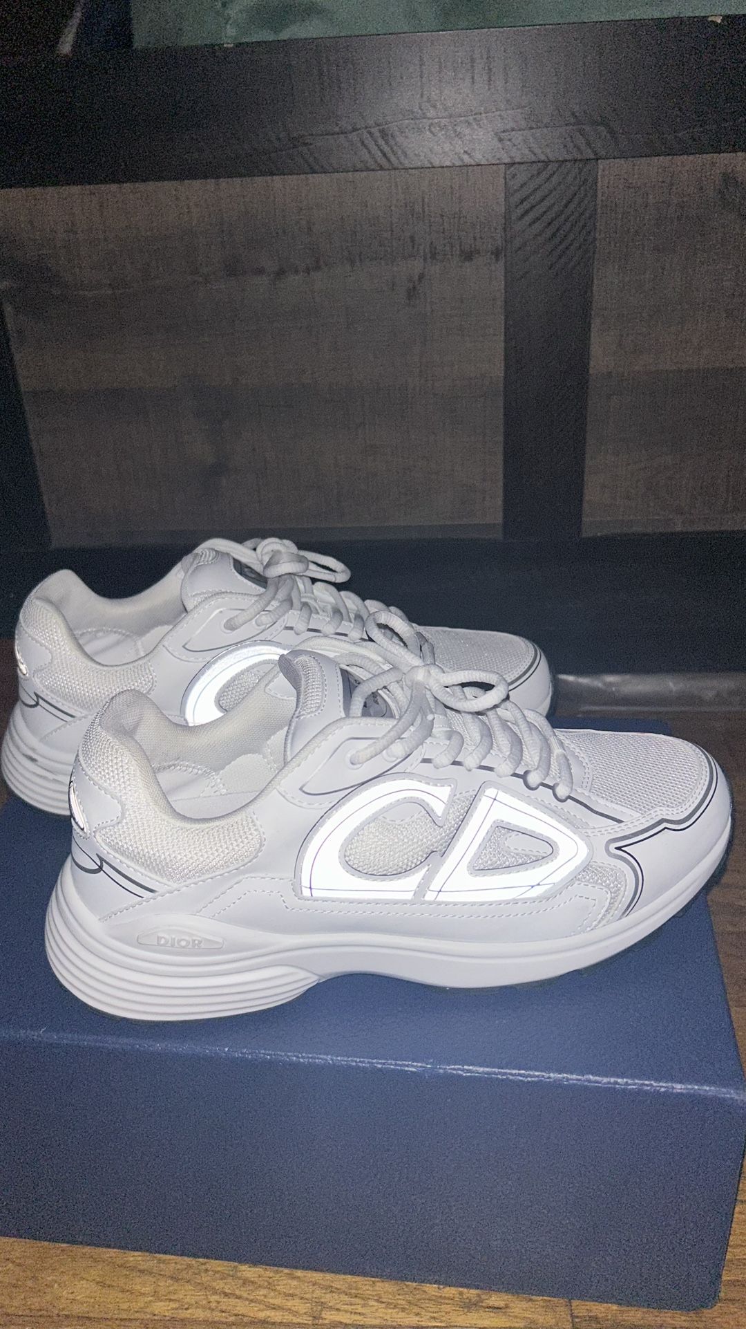 White Dior B30 Size 8.5 Men