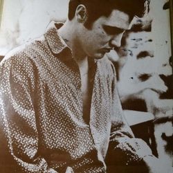 Black & White Large Elvis Photo