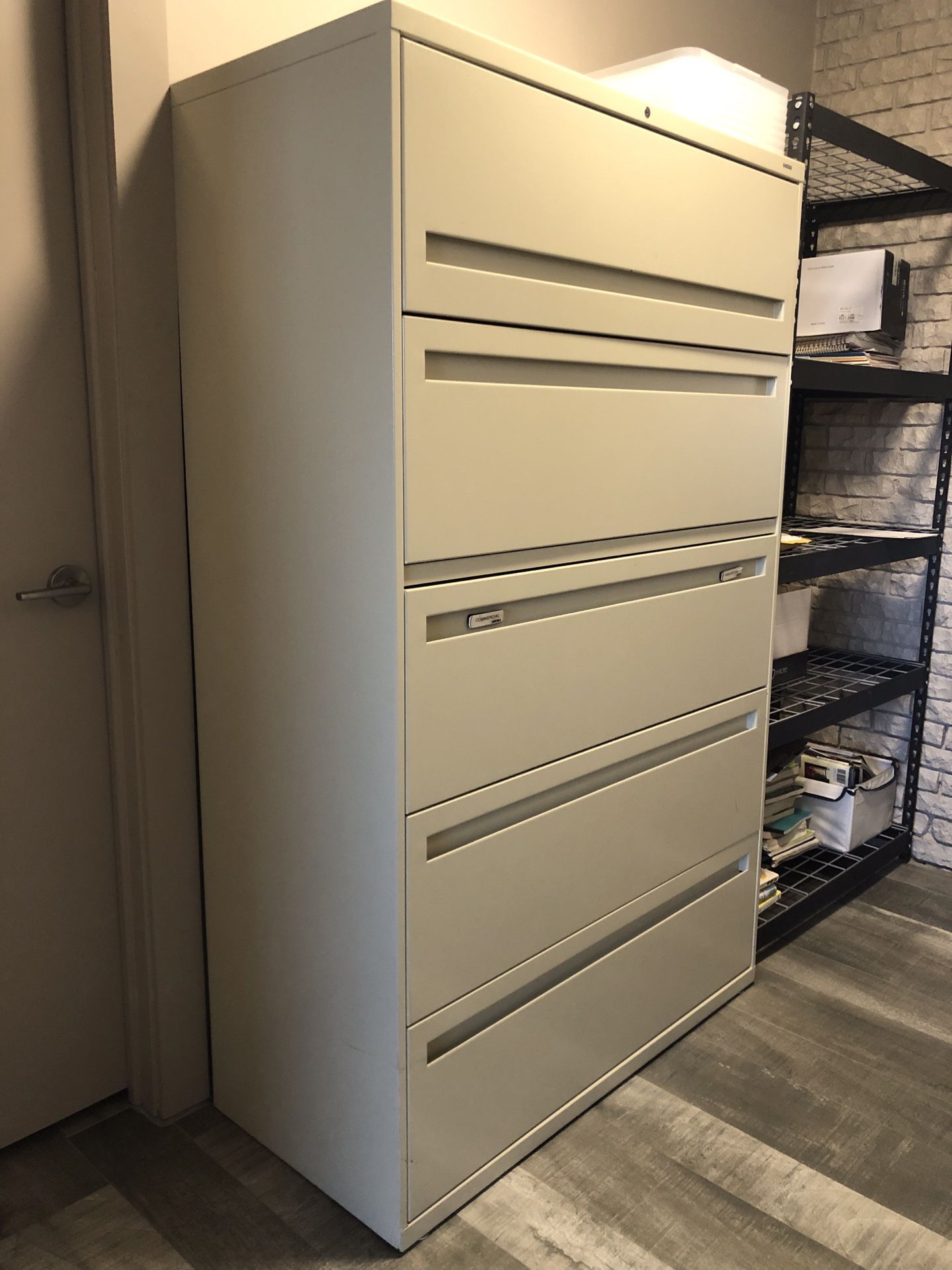 Hon Five-Drawer Lateral Filing Cabinets (2 Available)