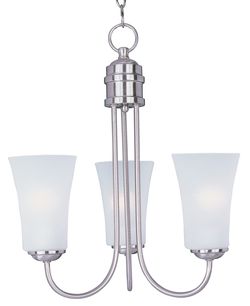 Maxim Lighting 10043FTSN Chandelier, Satin Nickel