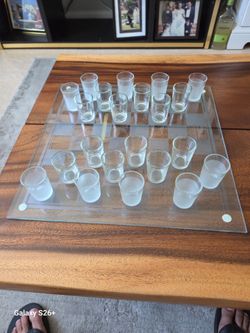 Shot glasses drinking board