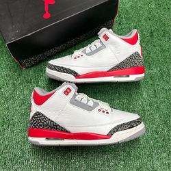 JORDAN 3 FIRE RED SIZE 4.5Y