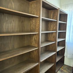 Wood Shelves Bookcases 