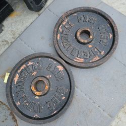 Olympic Plates 35 Lbs Pair