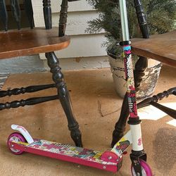 Barbie And Hello Kitty Scooters 