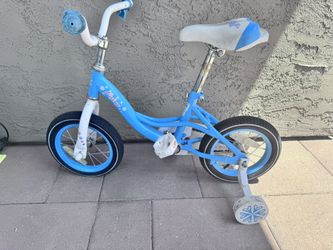 Kids Bike with Training Wheels – Frozen Theme