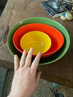Retro Melamine Bowl Set
