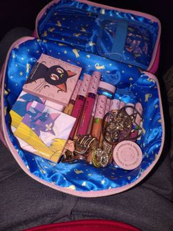 Sailormoon make up and bag hair accessories