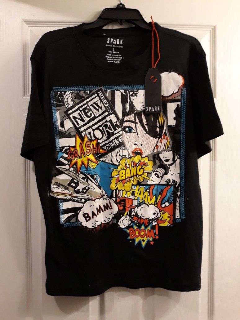 Graphic Comic T-Shirt Large
