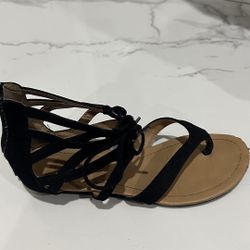 black sandal