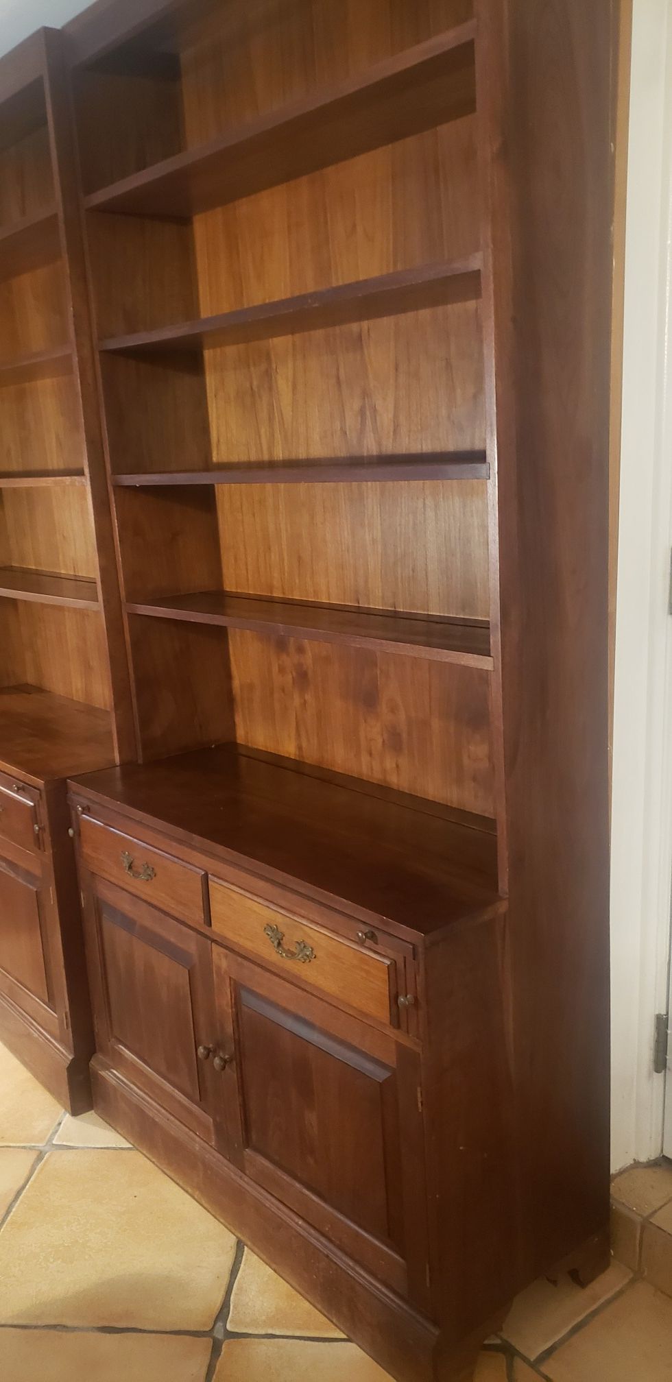 Quality solid wood book cases