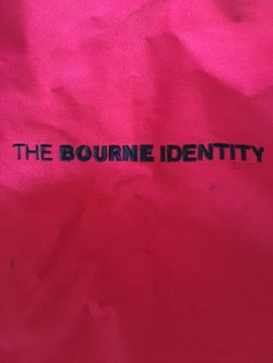 thumbnail image 2 of Magnoli Clothiers Jason Bourne Red Burn Bank Bag – Large Canvas Duffle With Drawstring 2 of 5