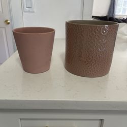 Pink Ceramic N Clay Pot
