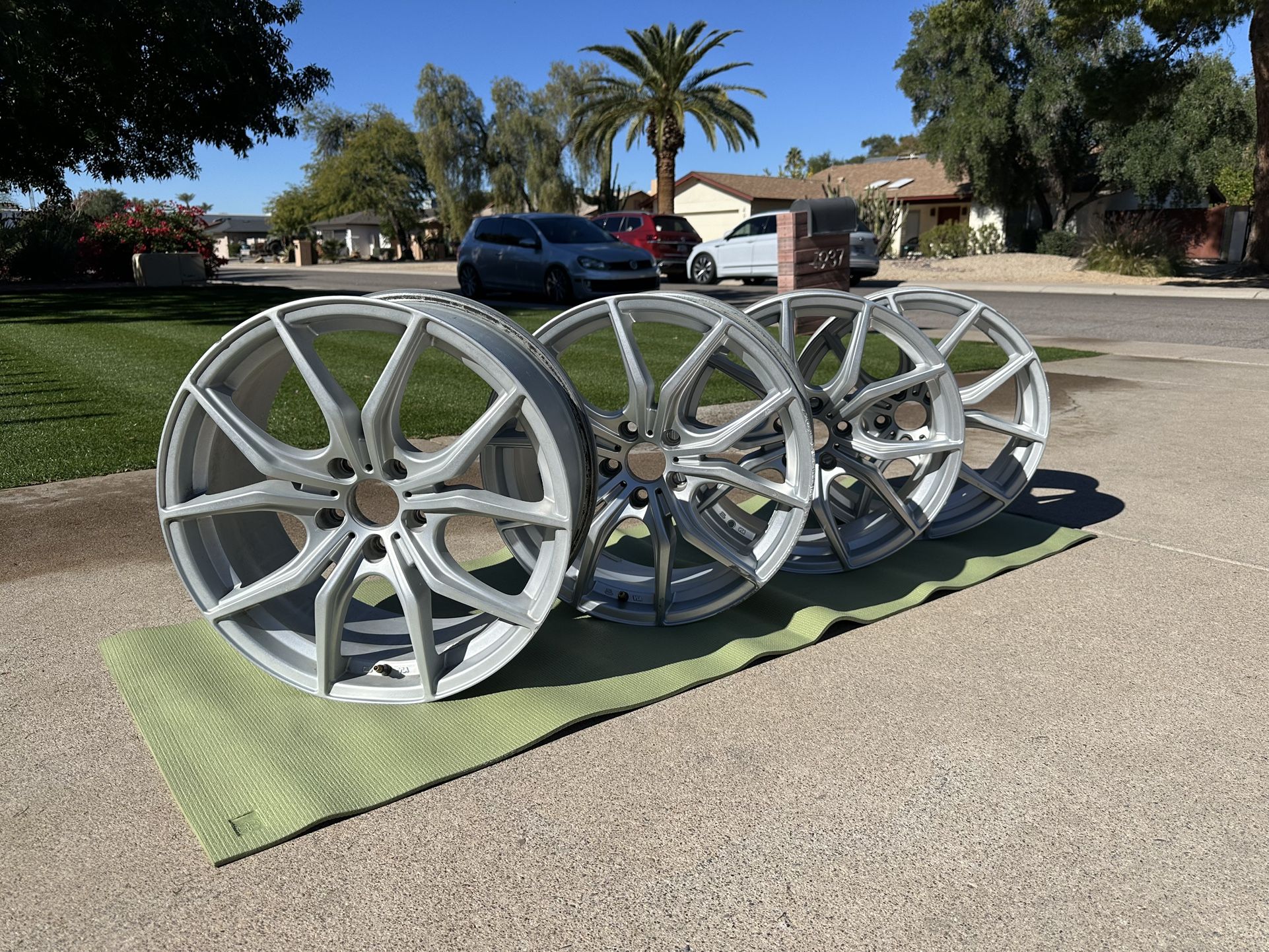 Drag 67 Rims Drag DR-67 Platinum Silver Wheels 18 In 18x8 +45 5x112 for Sale in ...