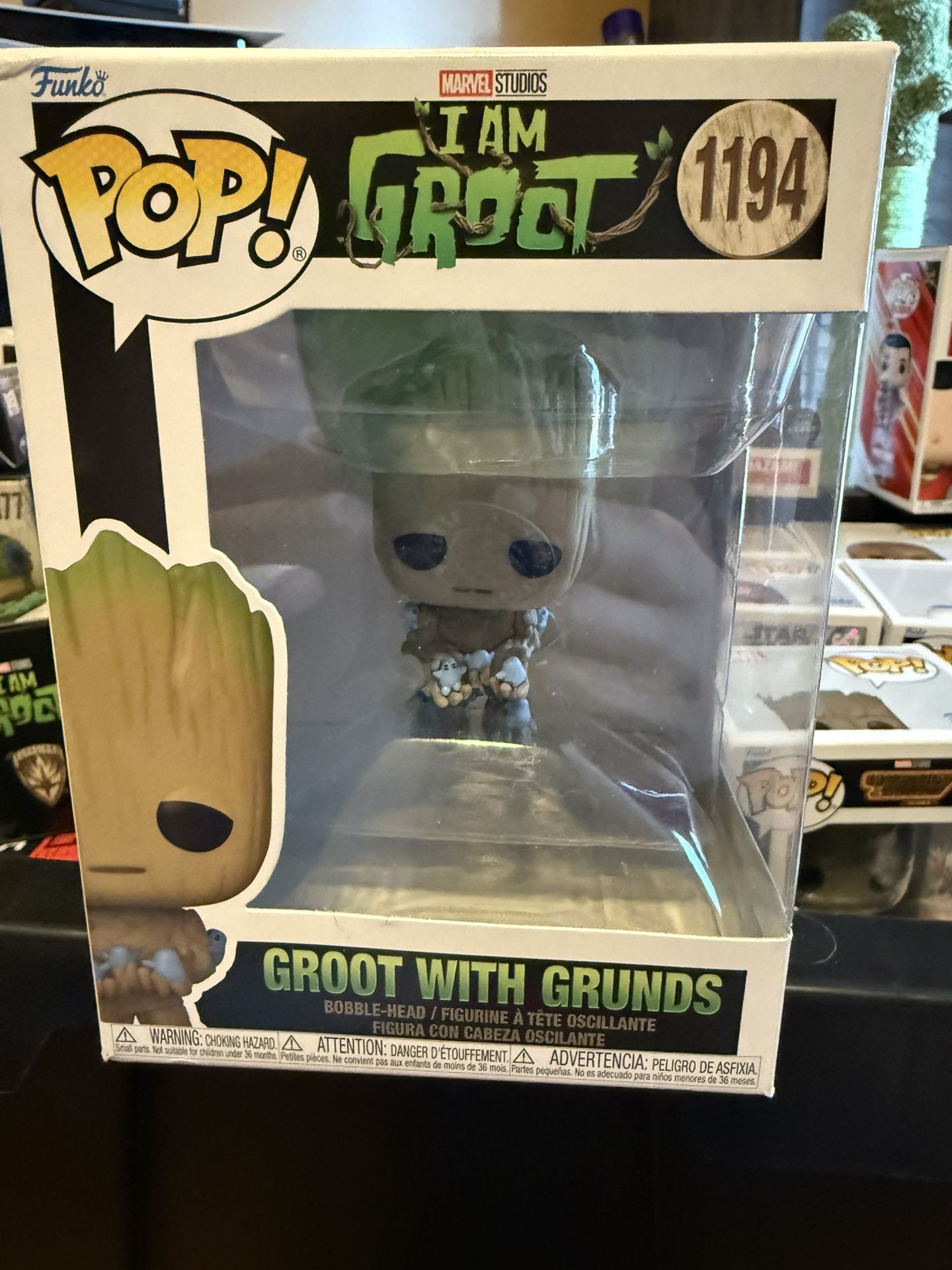 Groot Funko With Grunds