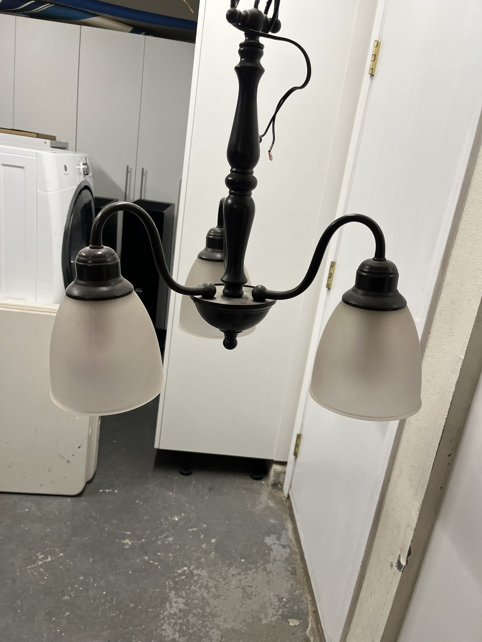 Three Light Chandelier