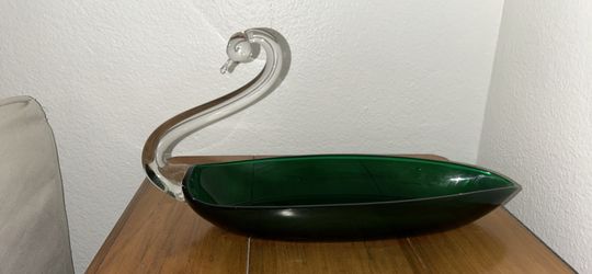 Vintage Mid Century Swan Trinket Dish