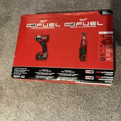 Milwaukee Fuel M18 Wrench Drill & M12 Ratchet