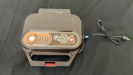 Vintage 1970's Exeter Quick 6 Donut Baker Maker Model 766. Tested And Works!
