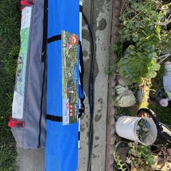 10x10 canopy FRAME Durable steel frame with bag • NO SHADE